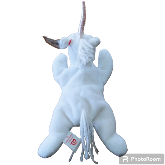 Ty Beanie Babies - Mystic White Unicorn 1994 **RARE, ERRORS** (Retired, … - Picture 8 of 10